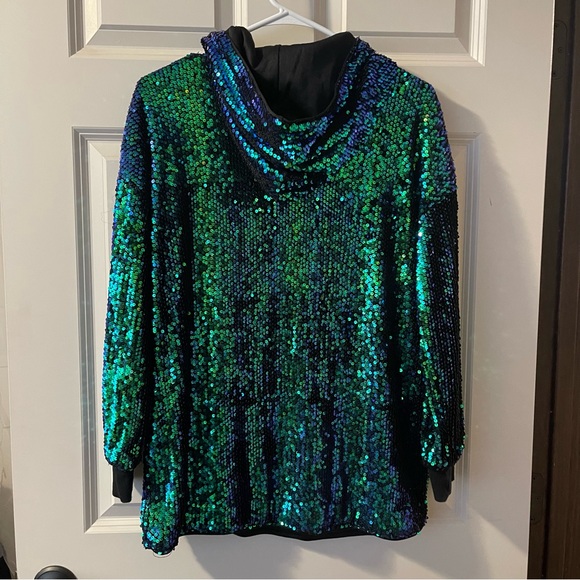 Mermaid sequin hoodie - Picture 3 of 9